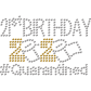 Interesting Quarantined 20th Birthday Rhinestone Transfer for Mask